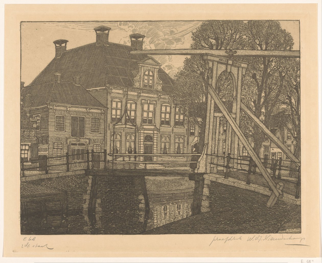Arisbrug y Voorhaven en Edam
La mansión (título original) de Wijnand Otto Jan Nieuwenkamp (signed by artist)