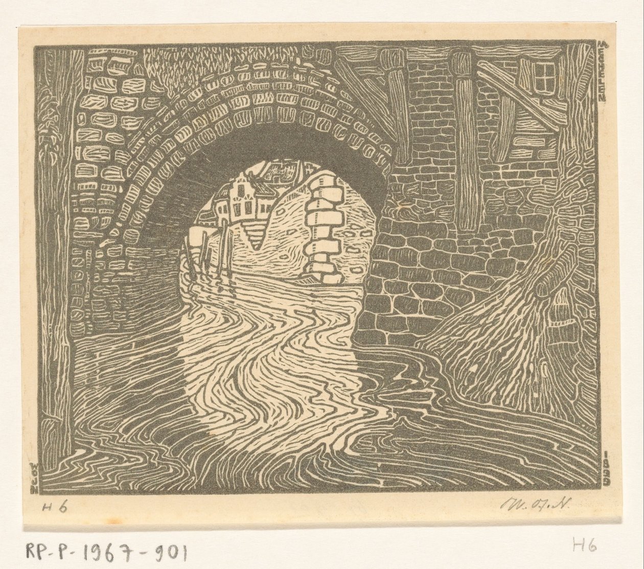 Puente de Malinas (título original) de Wijnand Otto Jan Nieuwenkamp (signed by artist)