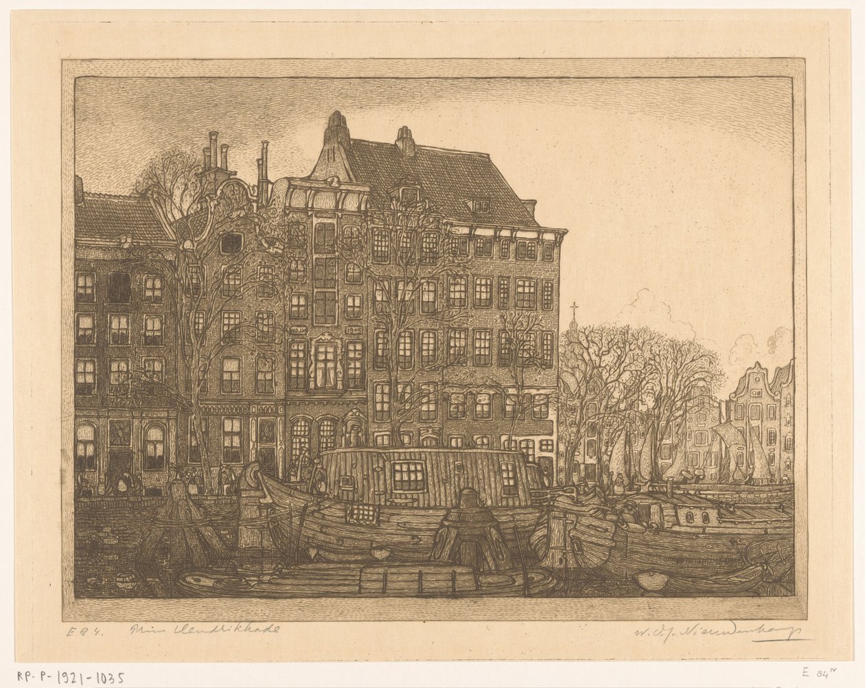 Casas en la Prins Hendrikkade de Ámsterdam
Prins Hendrikkade (título original) de Wijnand Otto Jan Nieuwenkamp (signed by artist)