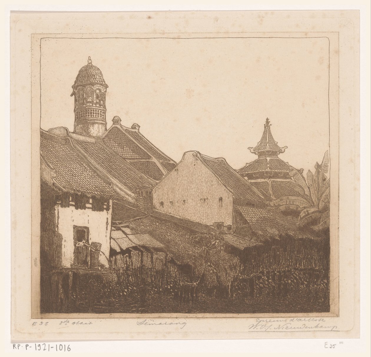 Casas junto al agua en Semarang
En Semarang (título original) de Wijnand Otto Jan Nieuwenkamp (signed by artist)