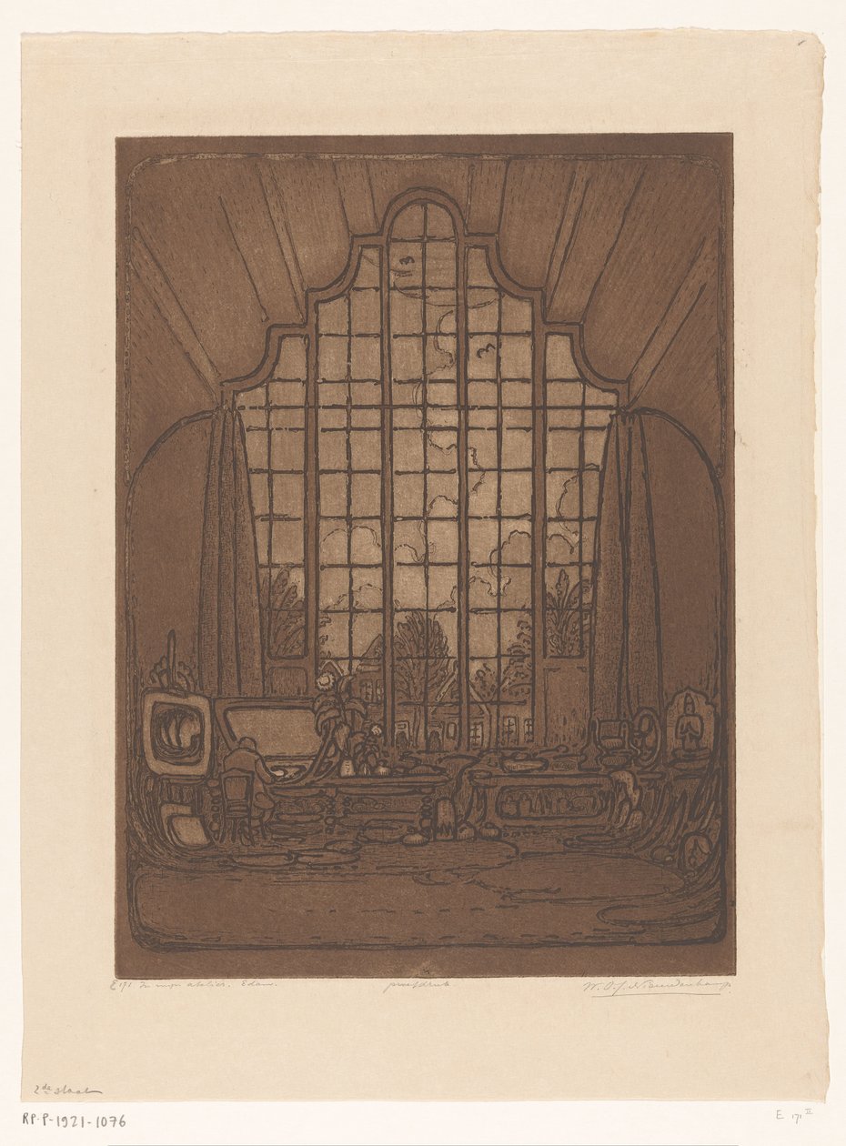 Interior del estudio de Wijnand Otto Jan Nieuwenkamp en Het Marken en Edam
En mi estudio, Edam (título original) de Wijnand Otto Jan Nieuwenkamp (signed by artist)