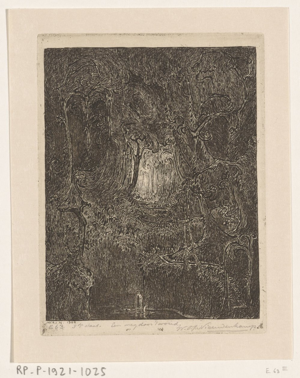 Jungla en Java
Un camino a través del bosque (título original) de Wijnand Otto Jan Nieuwenkamp (signed by artist)