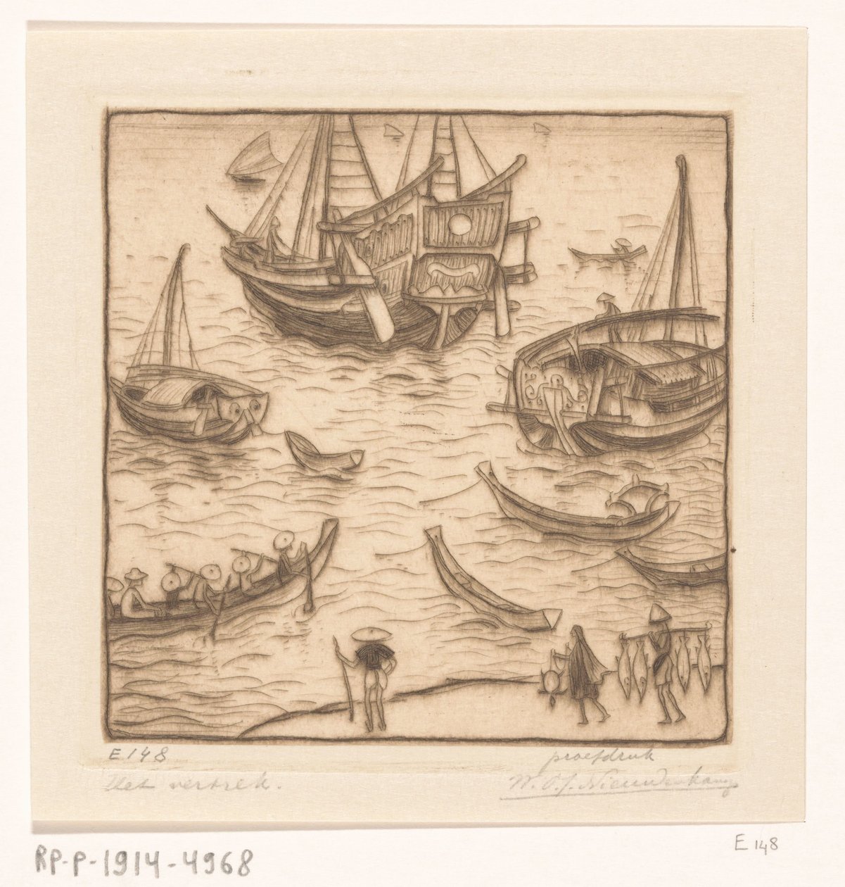 Barcos en una bahía de la costa oriental de Lombok
La salida, Lombok (título original) de Wijnand Otto Jan Nieuwenkamp (signed by artist)