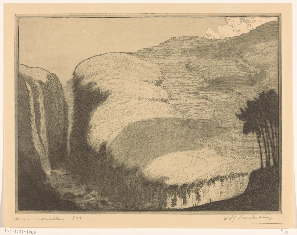 Dos cascadas en Gianyar en Bali
Las dos cascadas (título original) de Wijnand Otto Jan Nieuwenkamp (signed by artist)