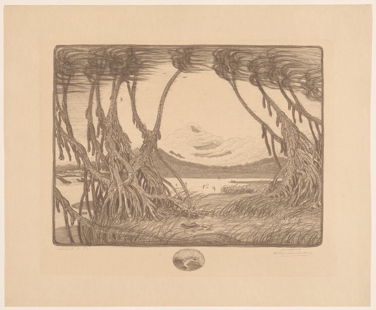 Sea Wind, costa sur de Java
Sea Wind I (título original del objeto) de Wijnand Otto Jan Nieuwenkamp (signed by artist)