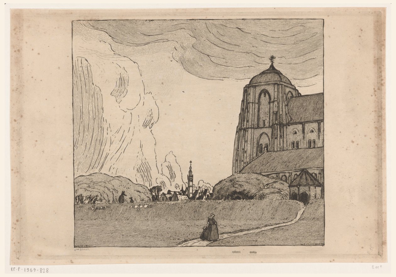 Vista de Veere (título original) de Wijnand Otto Jan Nieuwenkamp