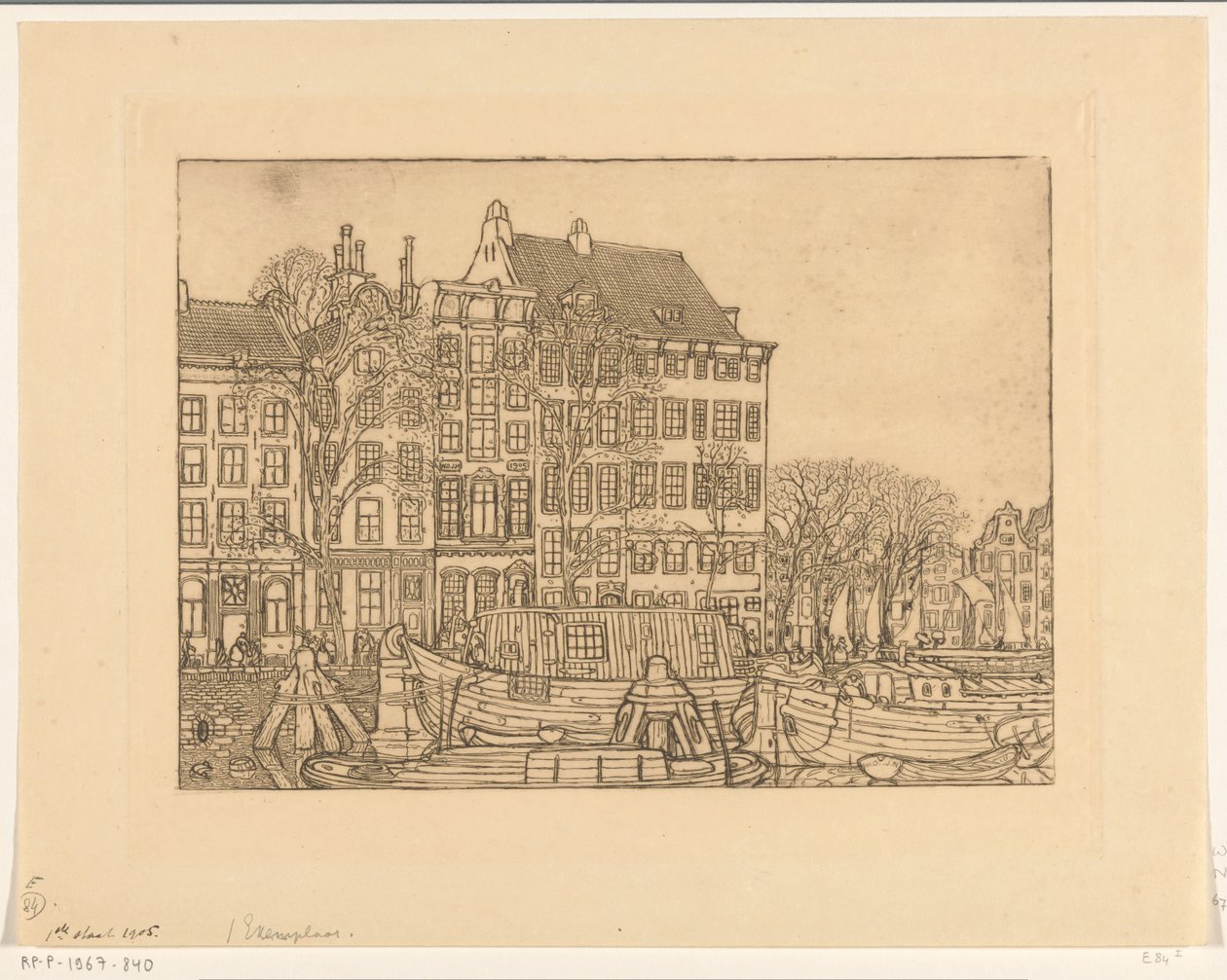 Casas en la Prins Hendrikkade de Ámsterdam
Prins Hendrikkade (título original) de Wijnand Otto Jan Nieuwenkamp