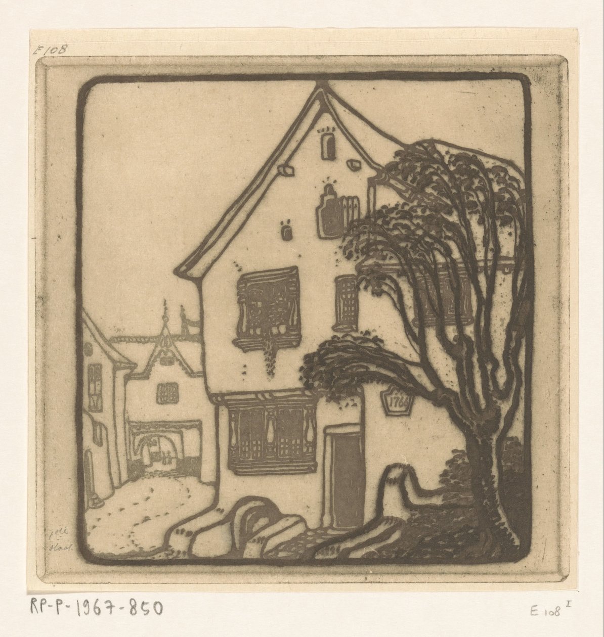 Calle de una ciudad del Mosela
En el Mosela (título original) de Wijnand Otto Jan Nieuwenkamp