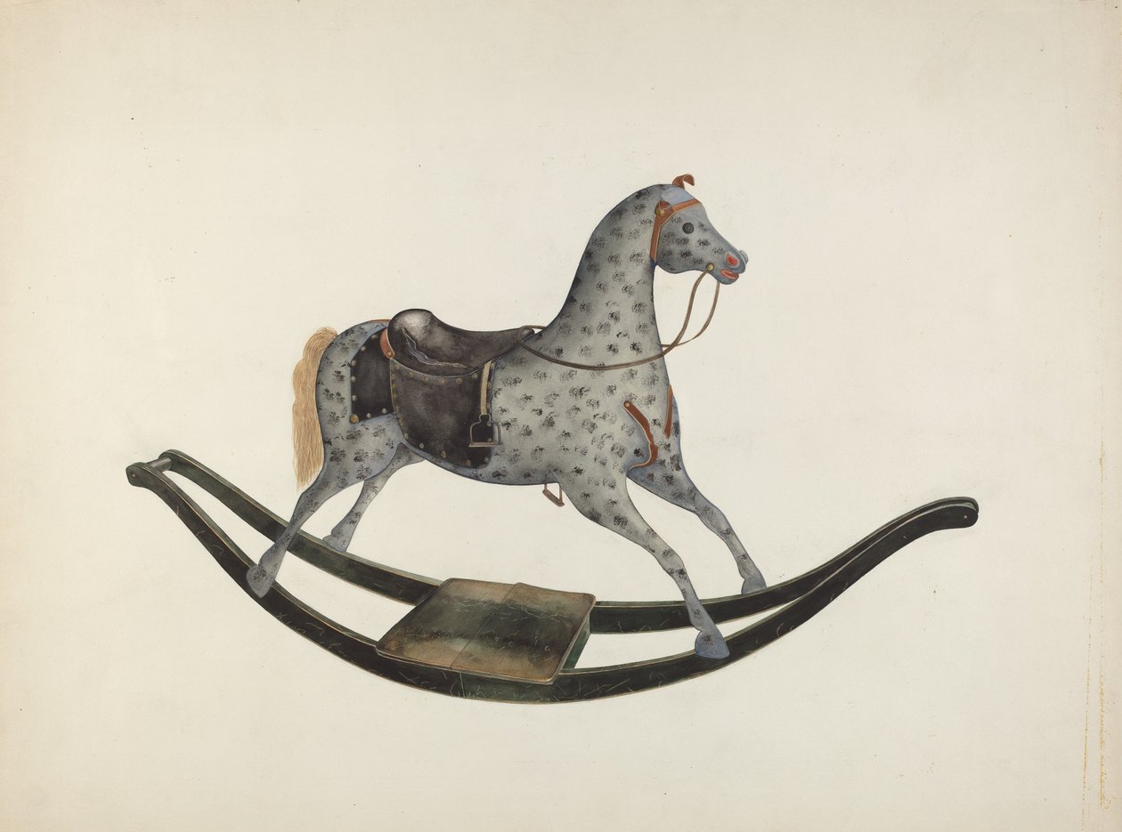 Caballito de juguete, c. 1941 de Wilbur M Rice