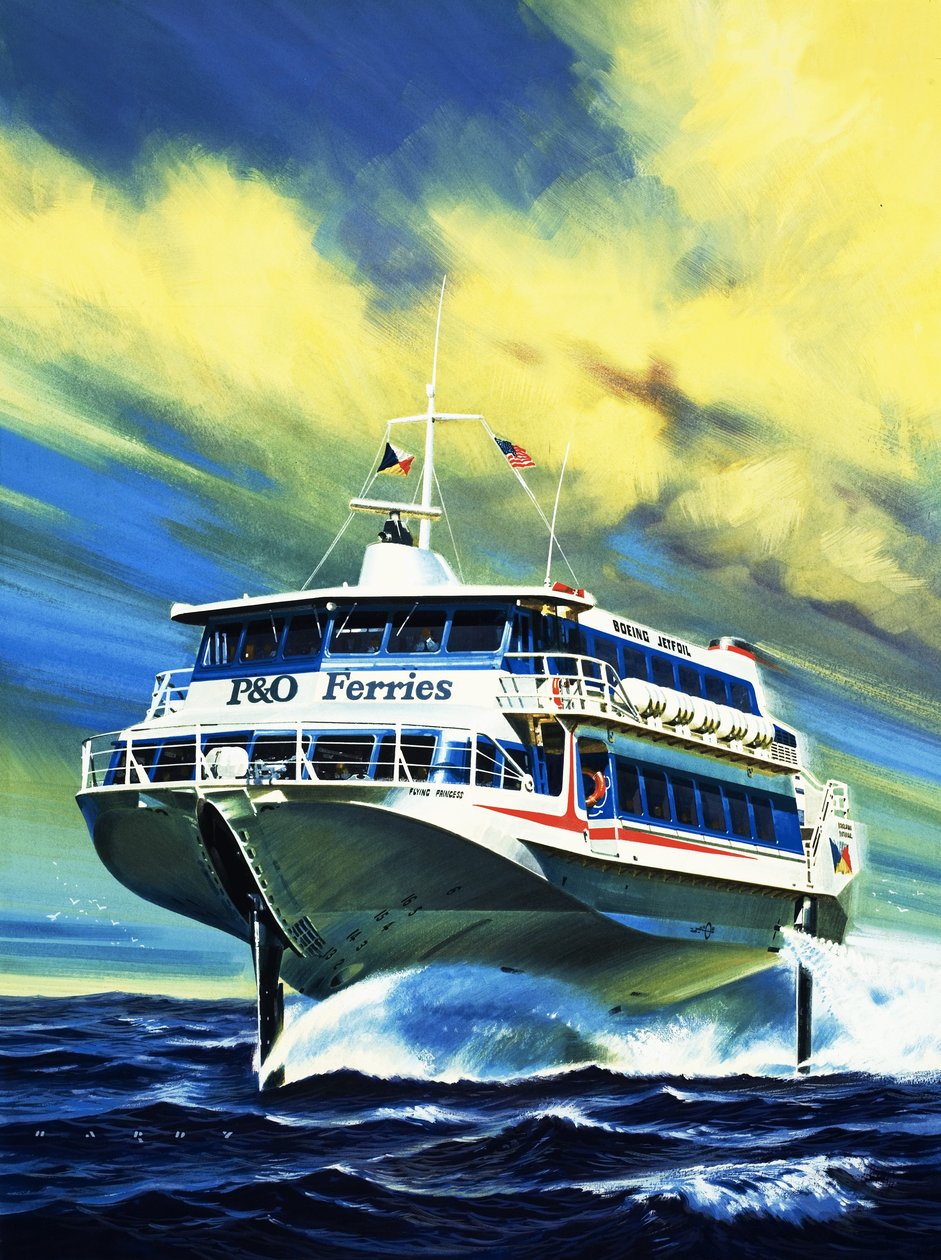 Jetfoil Ferry de PO de Wilf (20th century) Hardy