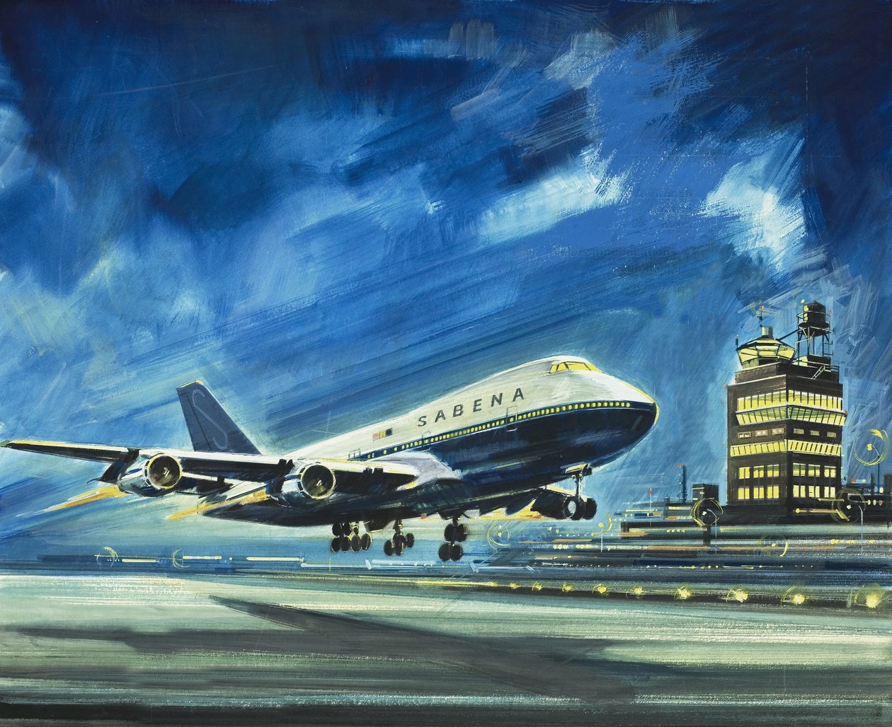 Sabena. Aviones de pasajeros de Wilf (20th century) Hardy
