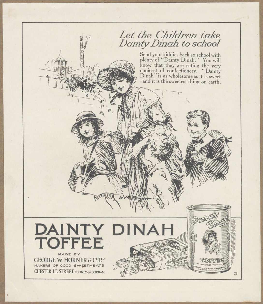 Dainty Dinah Toffee, c. 1920 de Wilfred Fryer