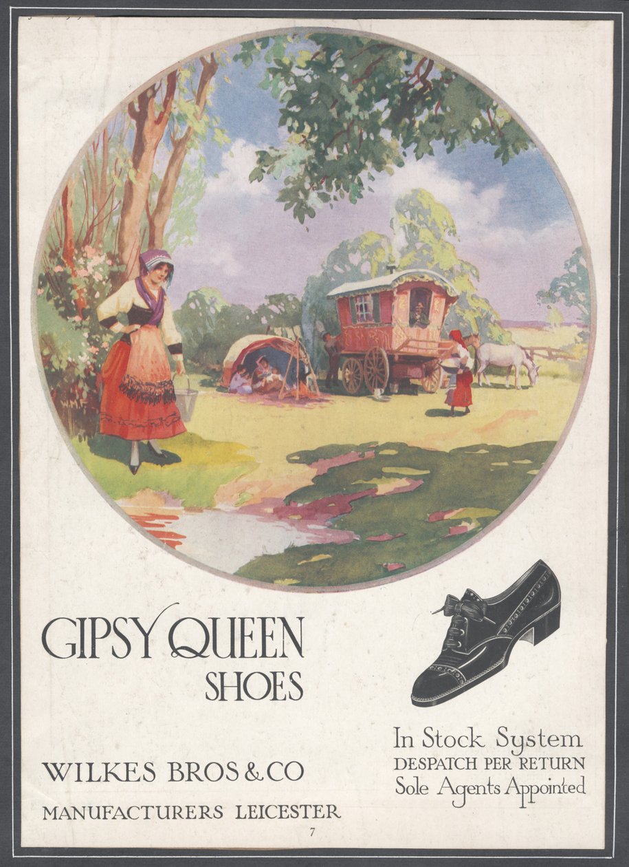 Zapatos de la Reina Gitana de Wilfred Fryer