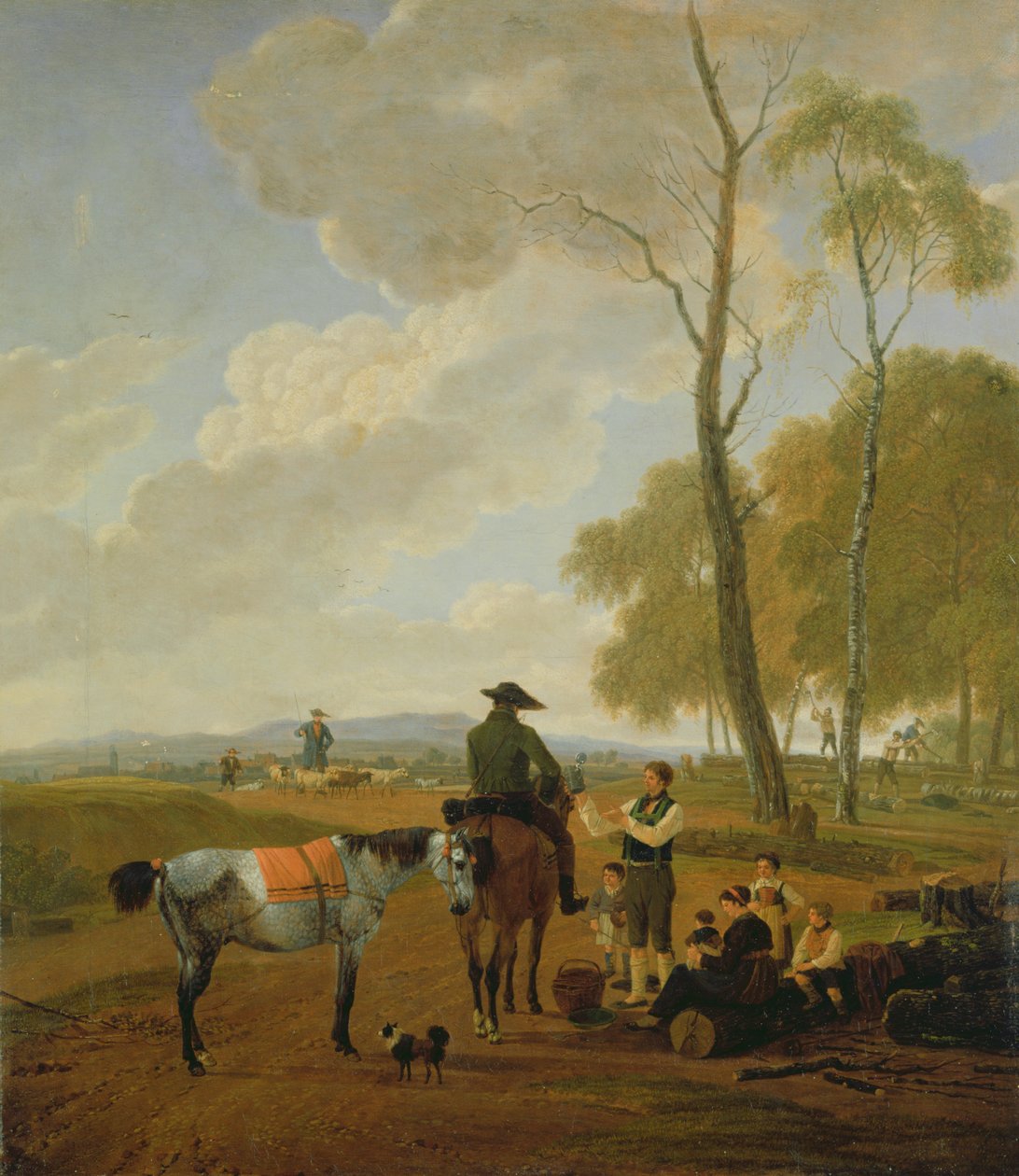 Un Descanso en el Bosque de Wilhelm Alexander Kobell
