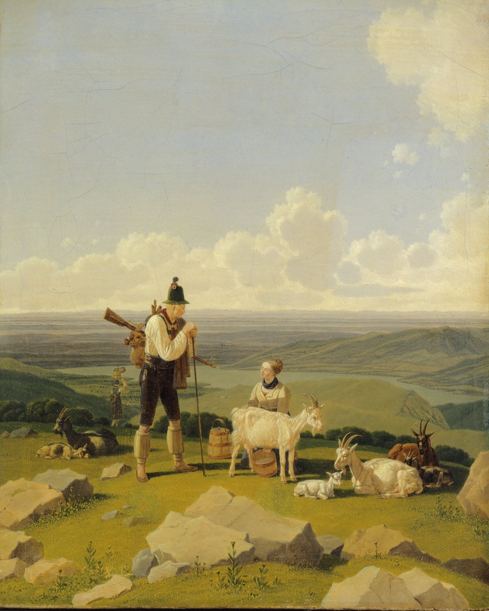El Cazador de Ciervos, 1826 de Wilhelm Alexander Kobell