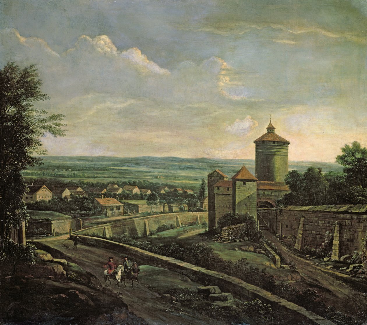 Vista de Núremberg, verano de Wilhelm von Bemmel