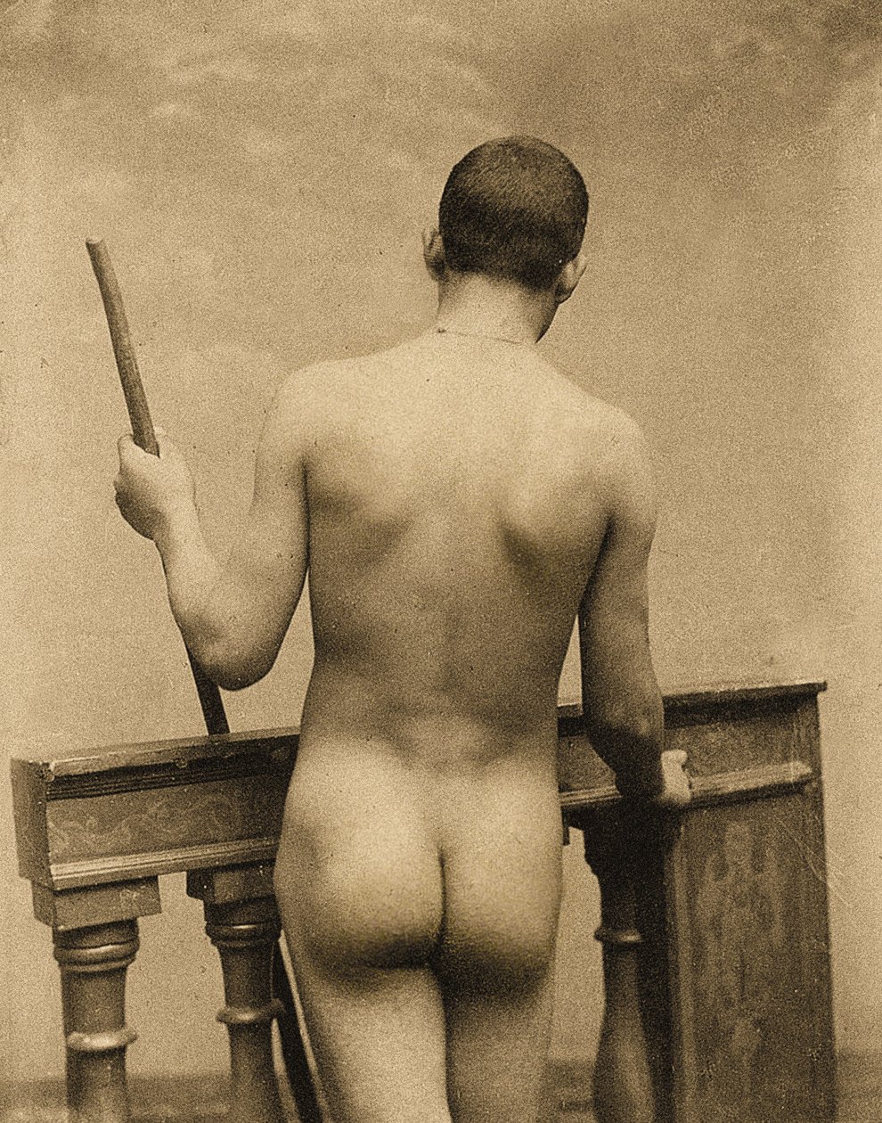 Estudio de un desnudo masculino, Sicilia, c.1900 de Baron Wilhelm von Gloeden