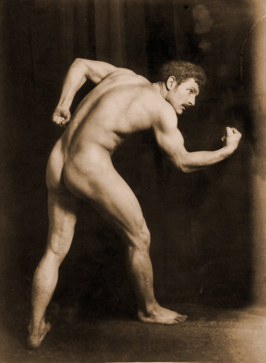 Estudio de un desnudo masculino, c.1900 de Baron Wilhelm von Gloeden
