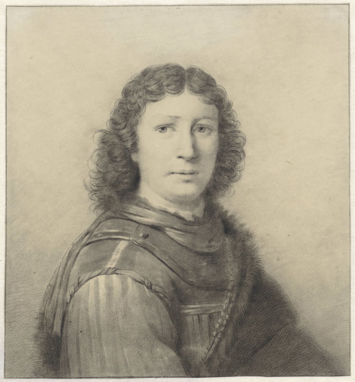 Retrato de un joven con collar y cadena de Wilhelm Adrian Netscher