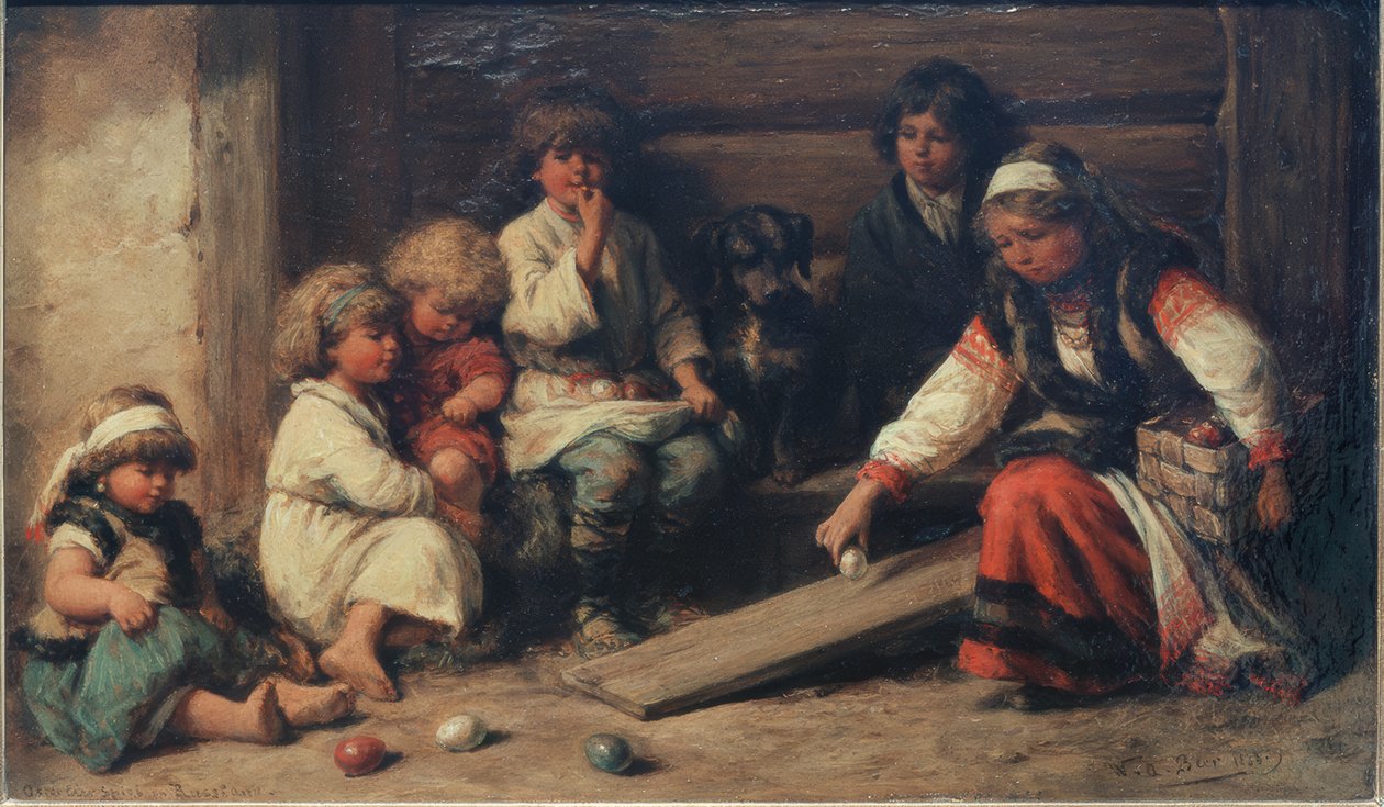 Juego de huevos de Pascua en Rusia de Wilhelm Amandus Beer