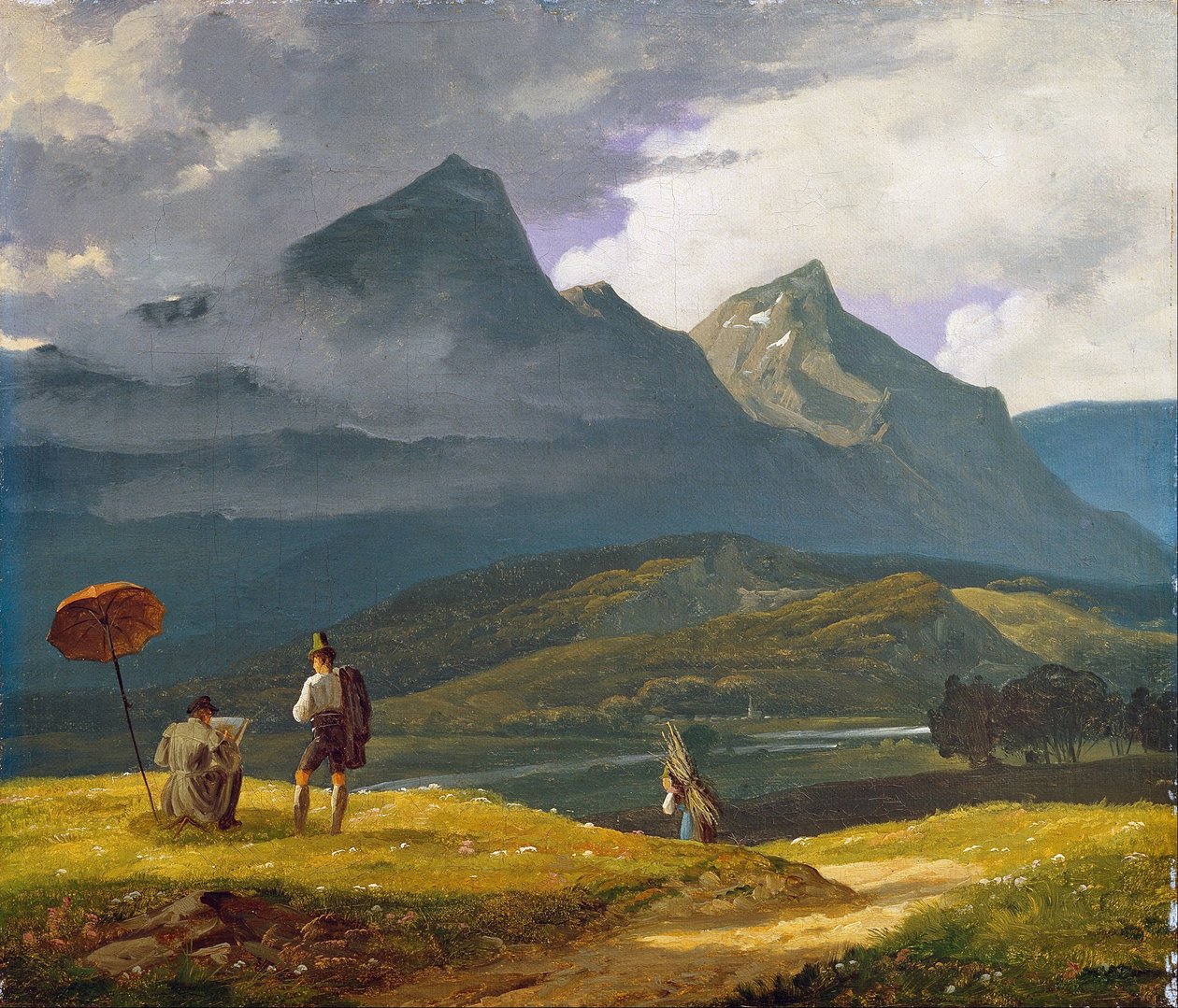 Paisaje de montaña de Wilhelm Bendz