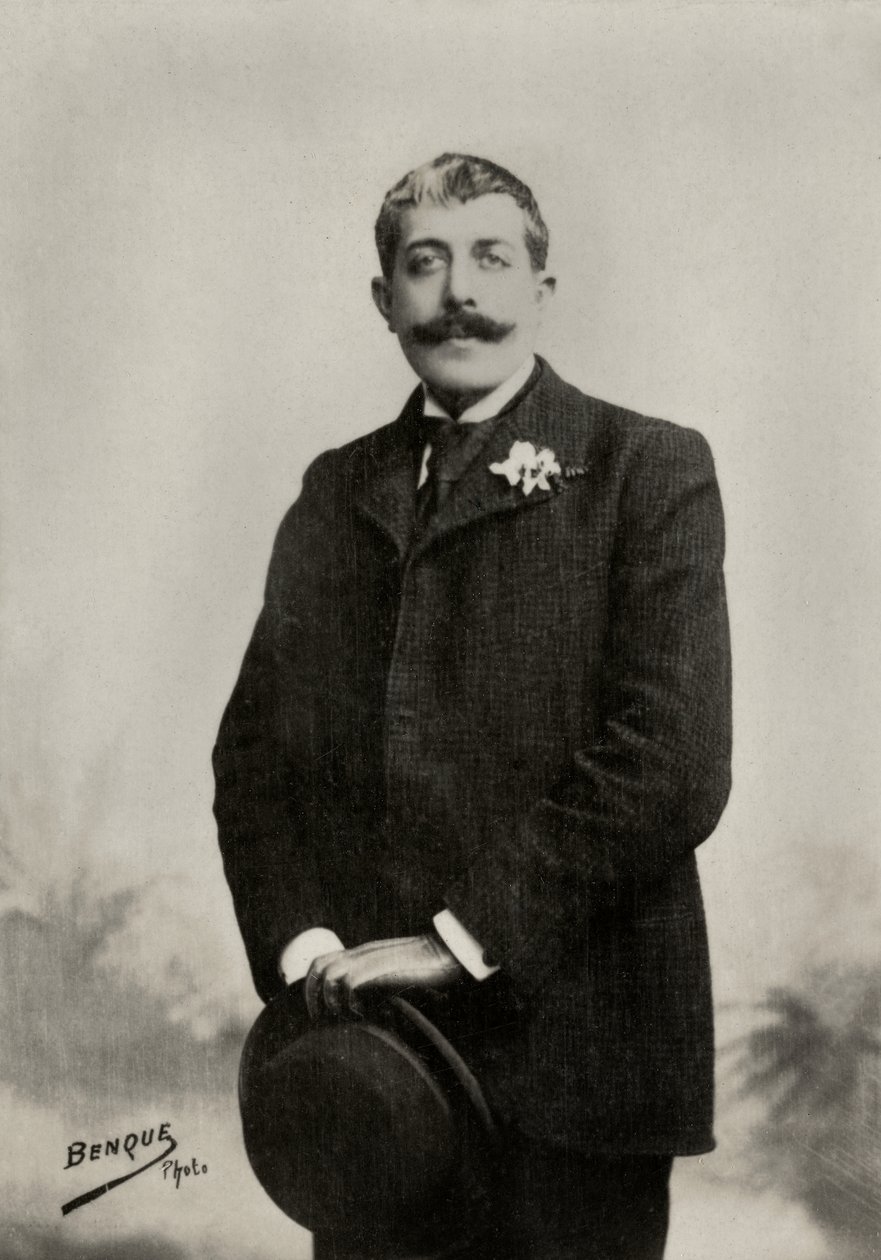 Retrato del escritor Paul Duval dit Jean Lorrain (foto) de Wilhelm Benque