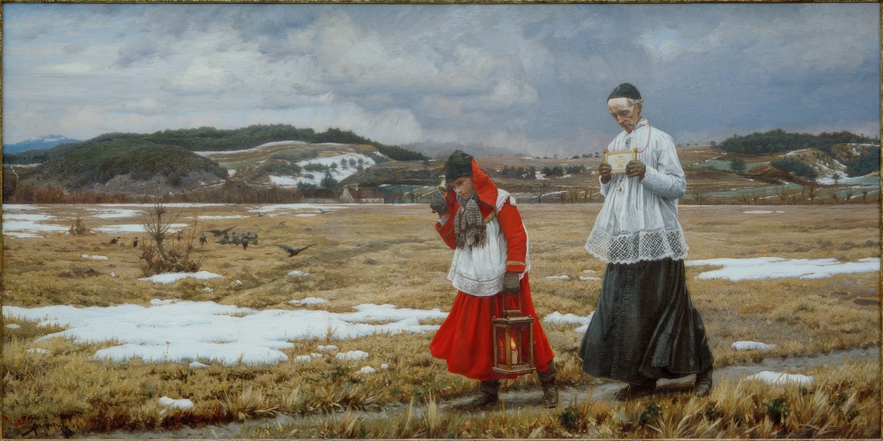 Los mensajeros de la salvación (El Viático) de Wilhelm Bernatzik