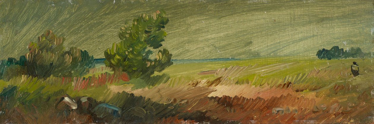 Paisaje de Baja Sajonia de Wilhelm Busch