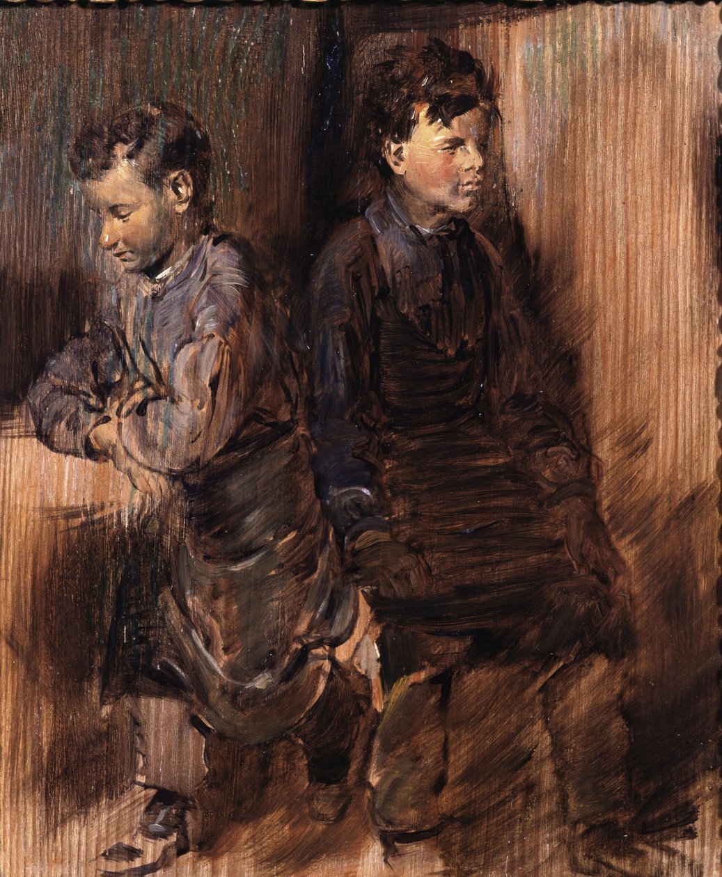 Dos jóvenes zapateros de Wilhelm Busch
