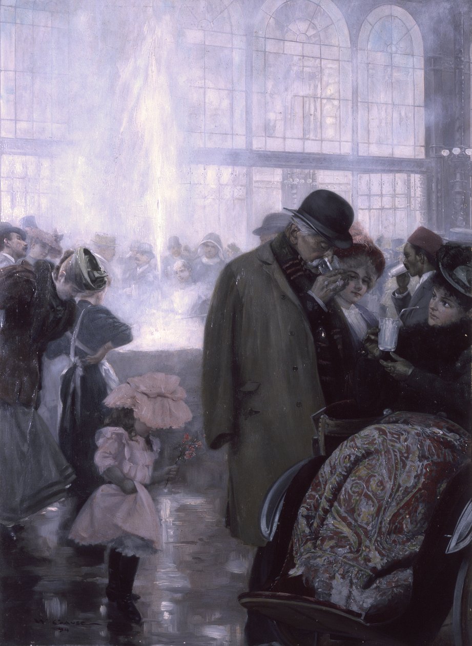 la fuente termal de Wilhelm Gause