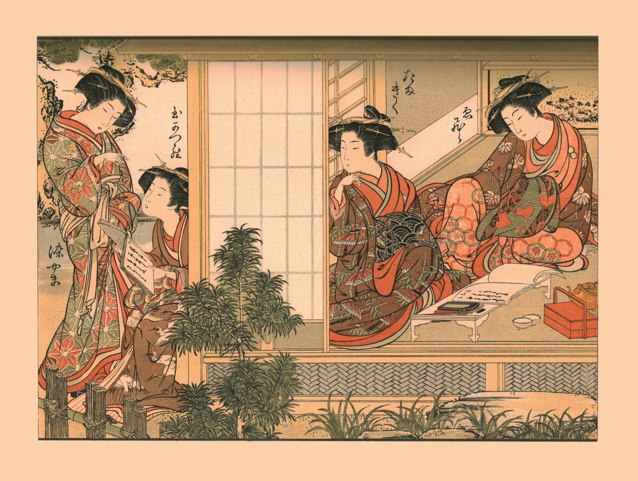 Bellezas japonesas, 1776, 1886 de Wilhelm Greve