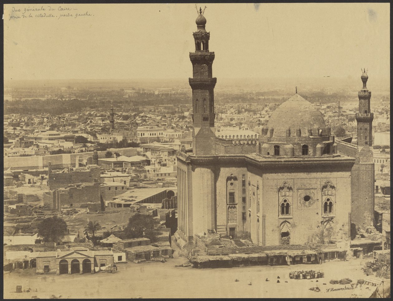 Vista general de El Cairo - tomada desde la ciudadela, lado izquierdo de Wilhelm Hammerschmidt