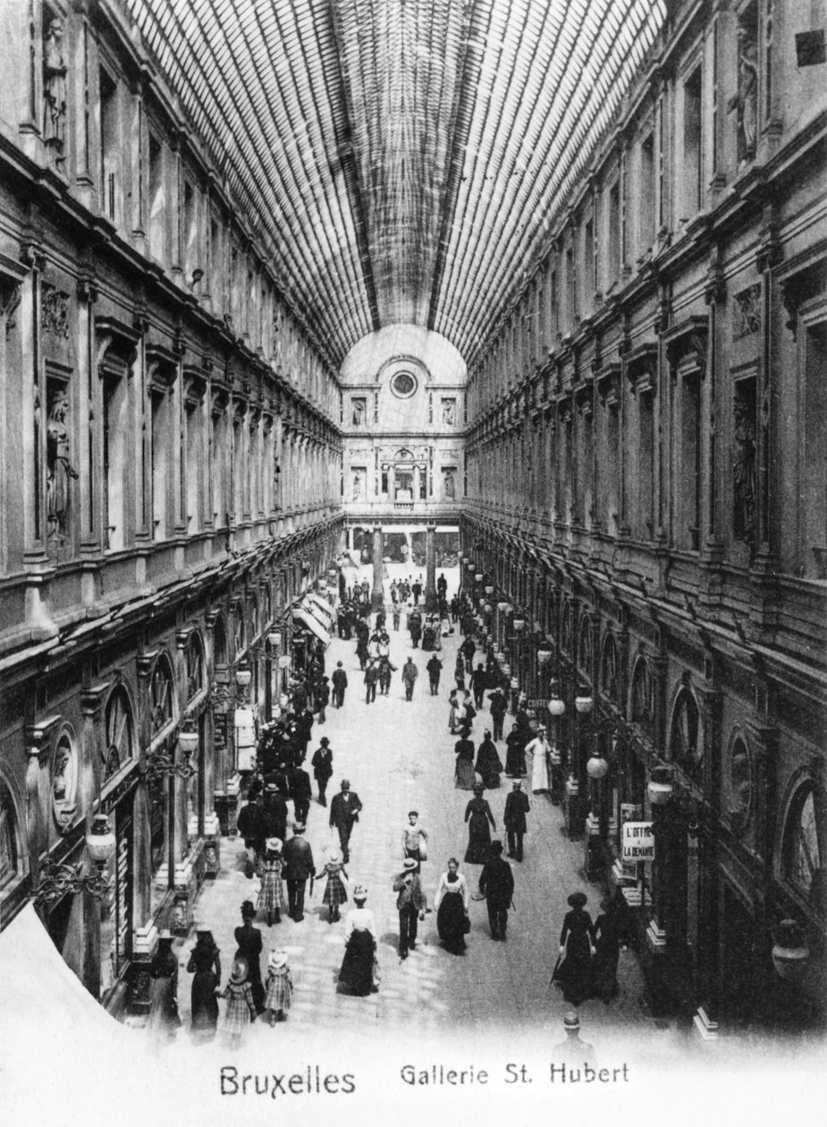 Galería de San Huberto en Bruselas, c.1900 de Wilhelm Hoffmann