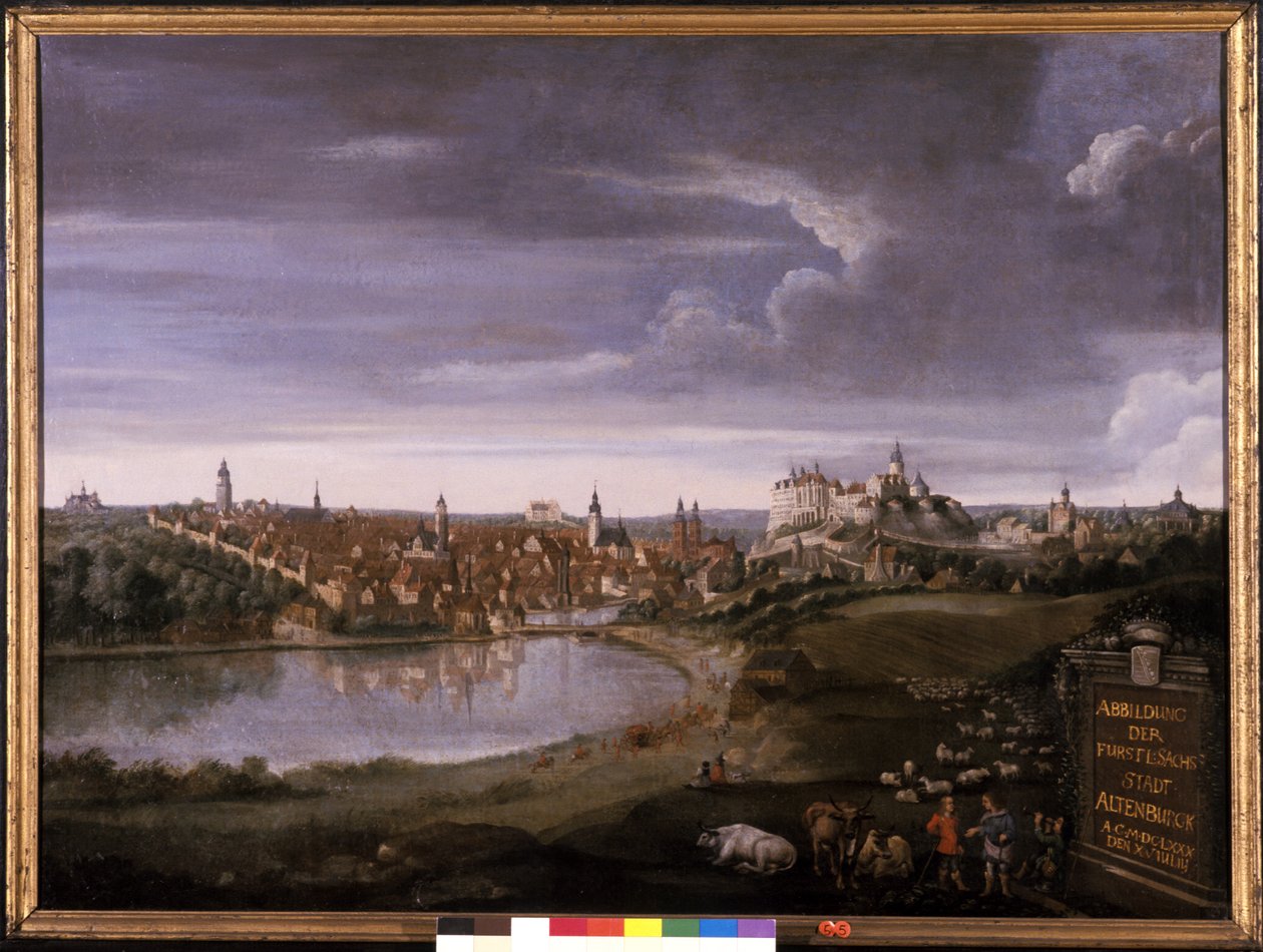 Vista de Altenburg de Wilhelm I Richter