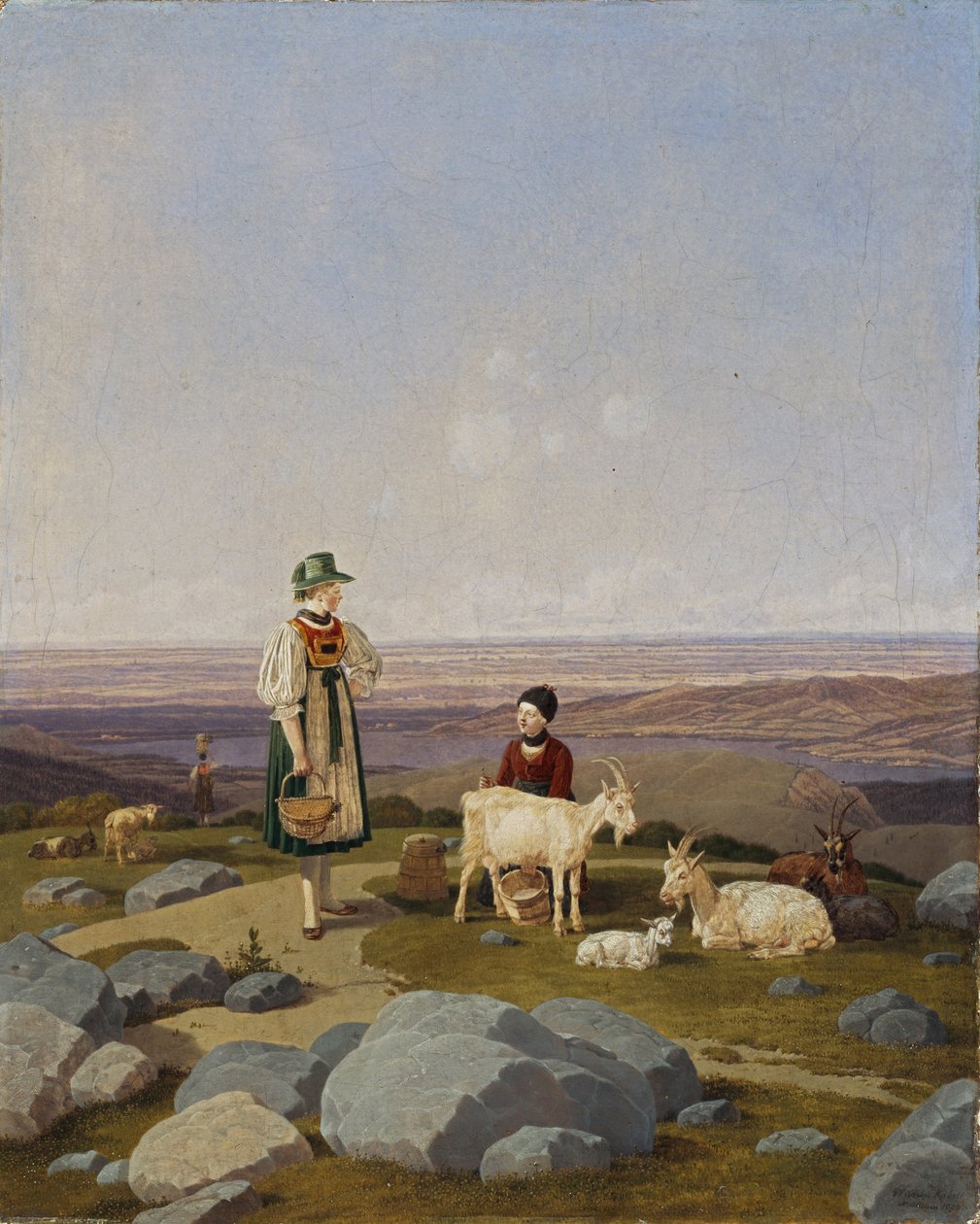 En Gaisalm de Wilhelm Kobell Ritter von
