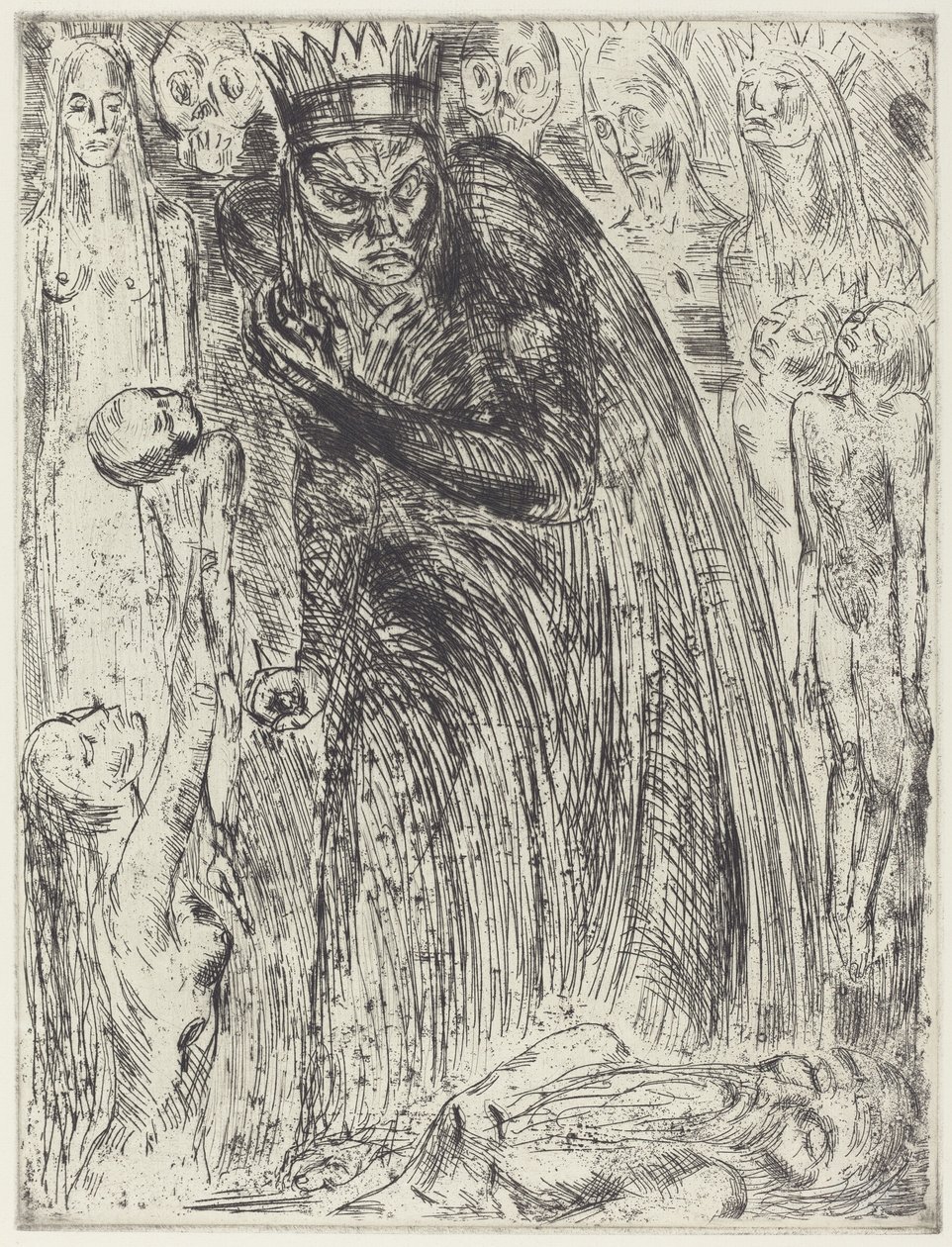 Macbeth V (La visión de Lady Macbeth) de Wilhelm Lehmbruck