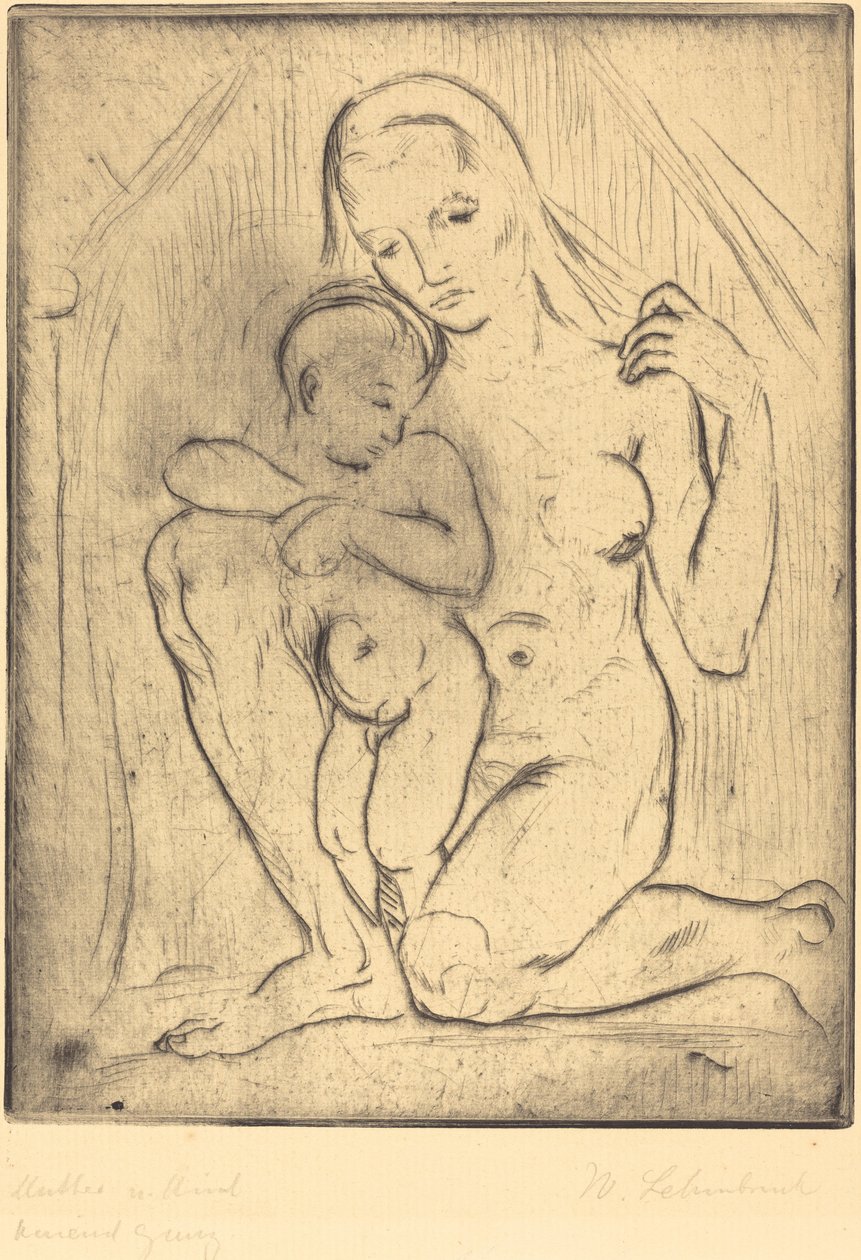 Madre e Hijo de Wilhelm Lehmbruck