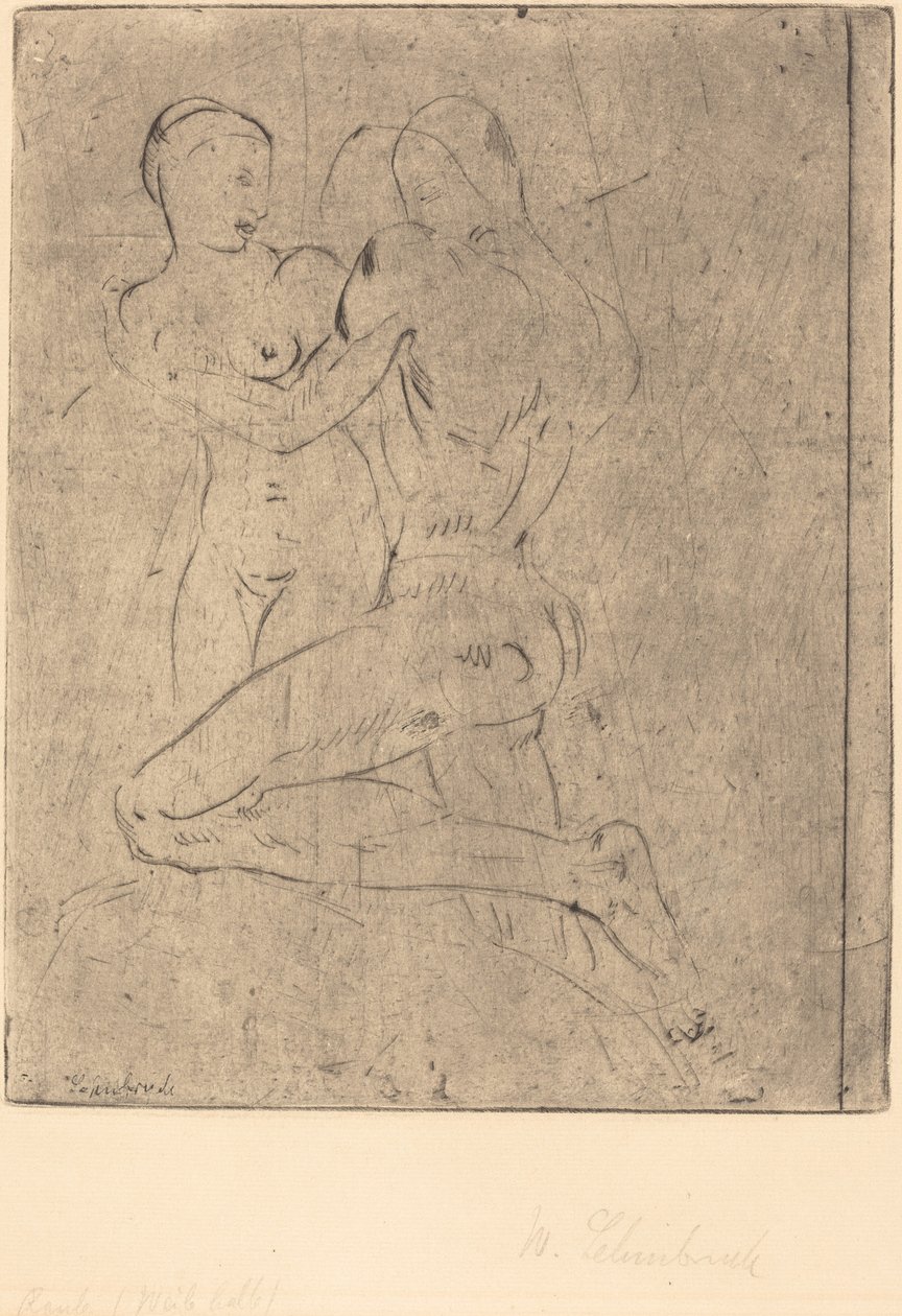 Violación II de Wilhelm Lehmbruck
