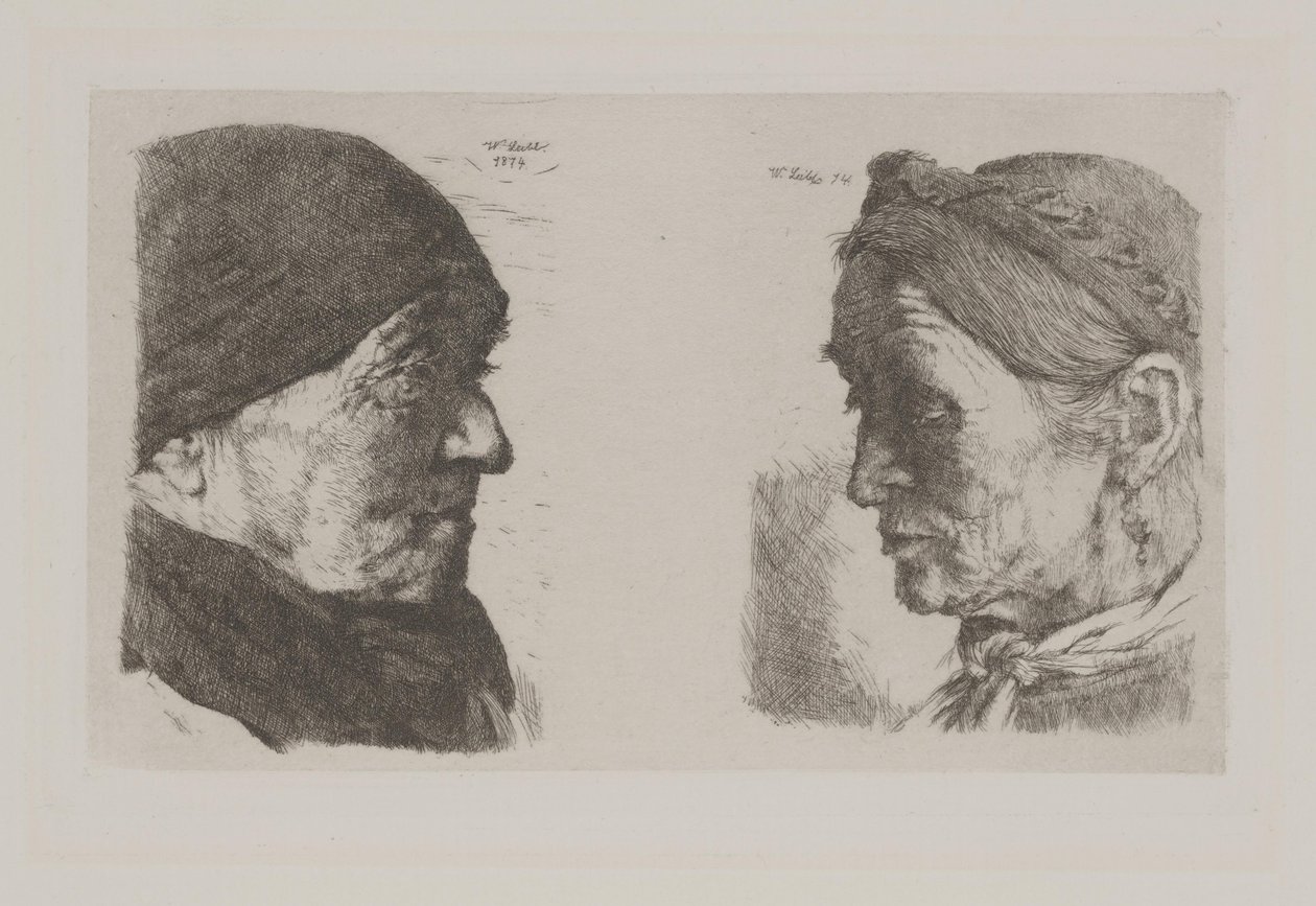 Pareja Campesina de Wilhelm Maria Hubertus Leibl