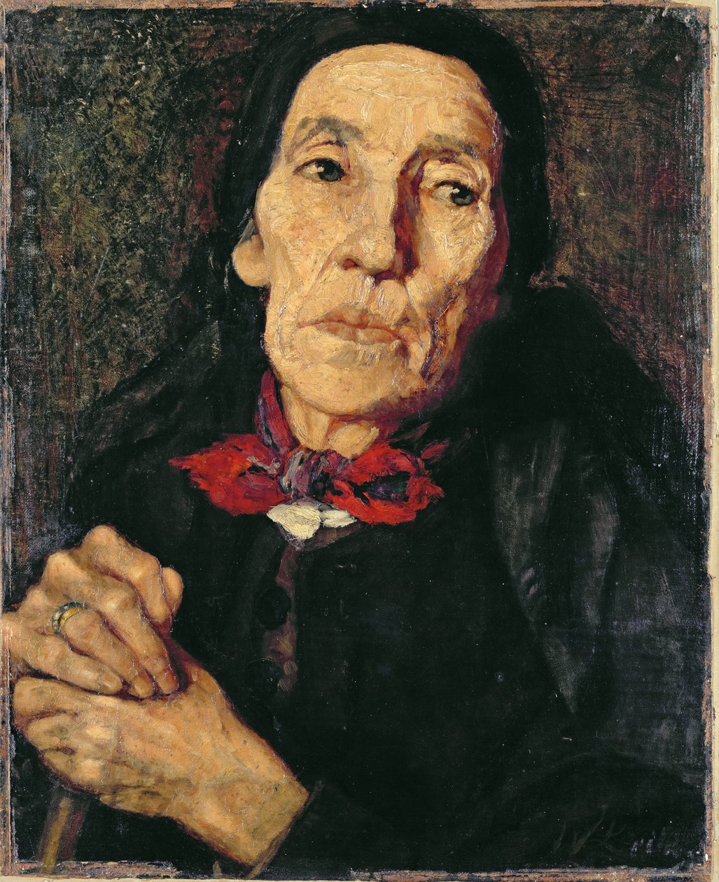 El viejo granjero, 1875 de Wilhelm Maria Hubertus Leibl