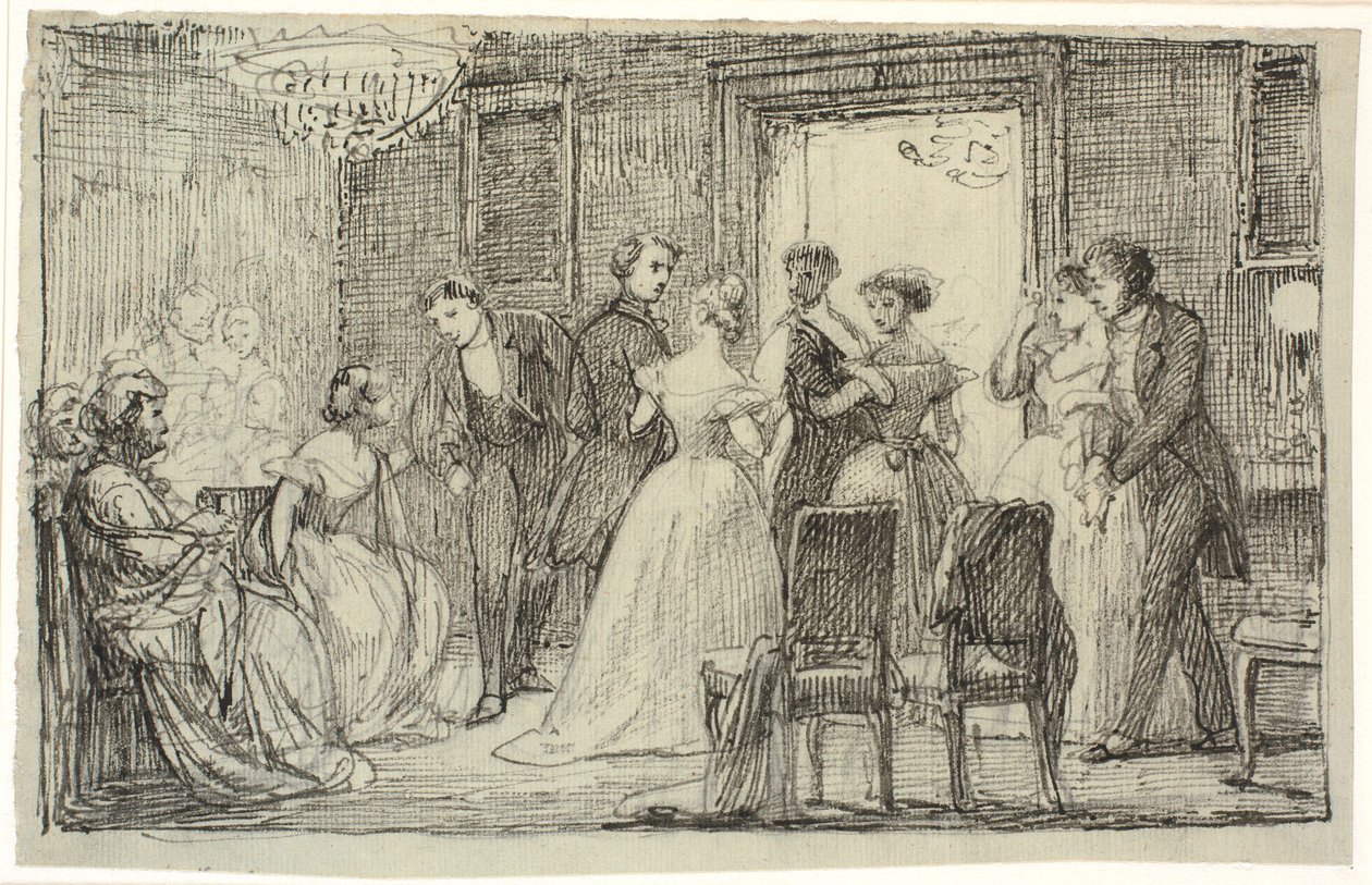 El ballet comienza de Wilhelm Marstrand