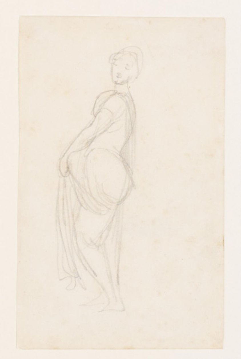 Mujer bailando de Wilhelm Marstrand