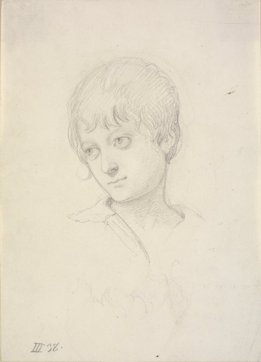 Cabeza de niño de Wilhelm Marstrand
