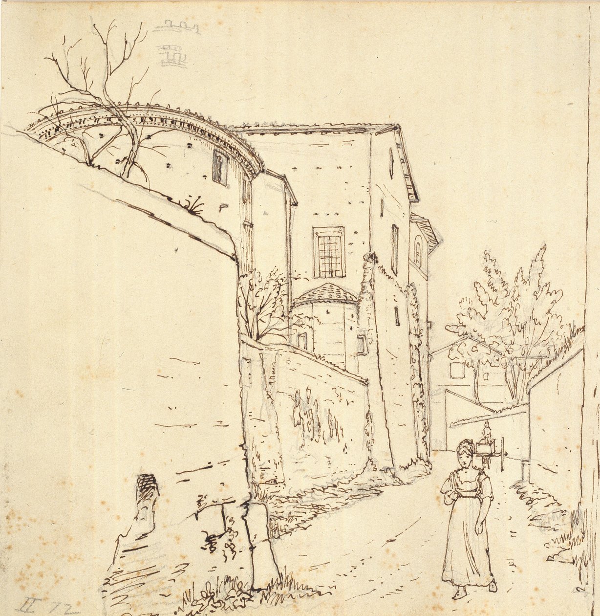 Calle en Roma de Wilhelm Marstrand
