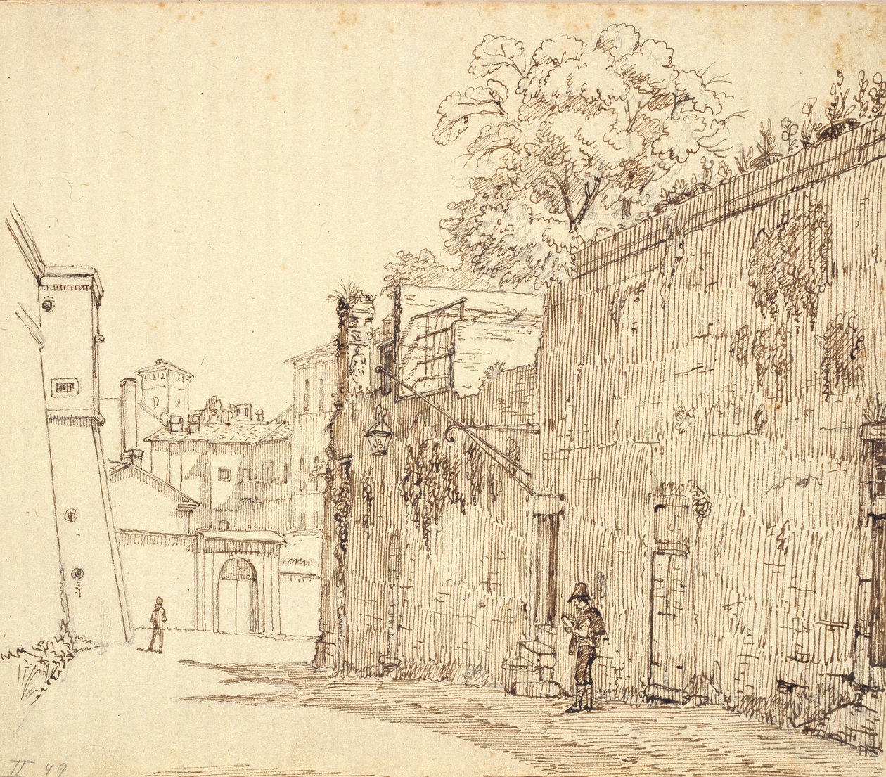 Calle en Roma de Wilhelm Marstrand