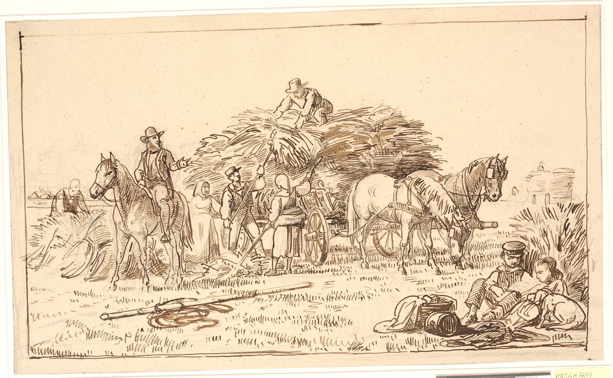 Escena de otoño de Wilhelm Marstrand