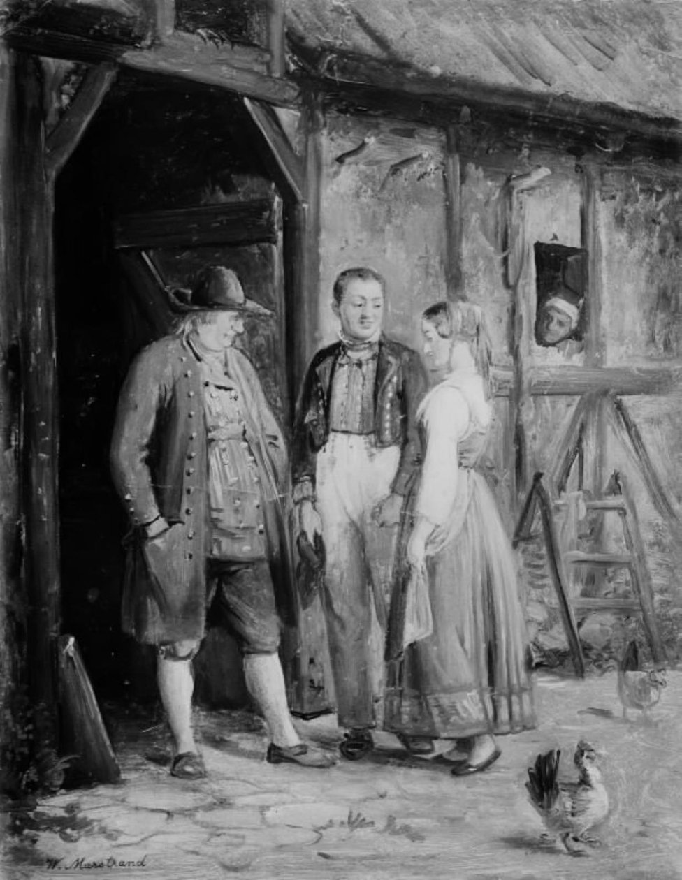 La novia es presentada de Wilhelm Marstrand