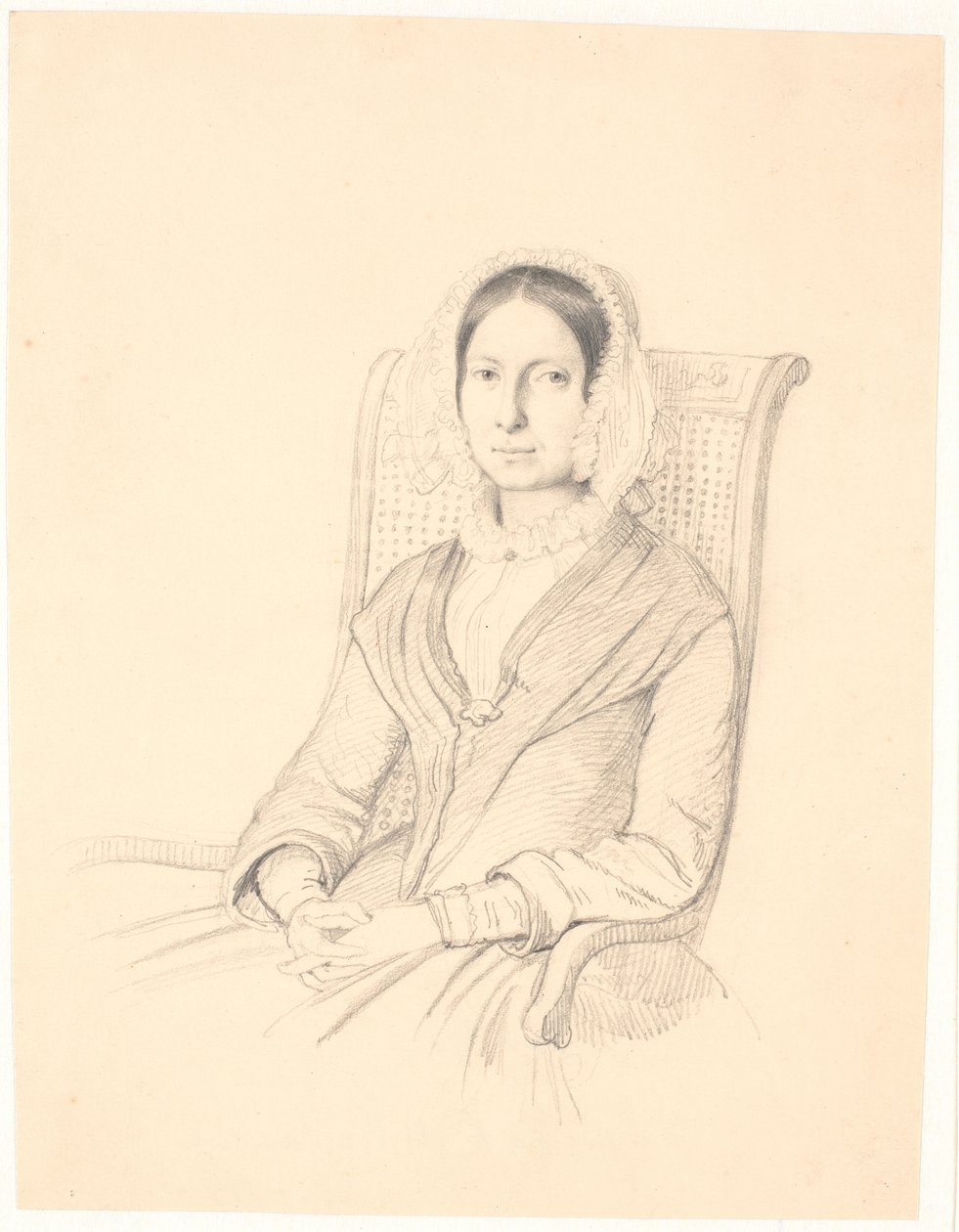 Retrato de Sophie Frederikke Raffenberg, sentada en un sillón de Wilhelm Marstrand