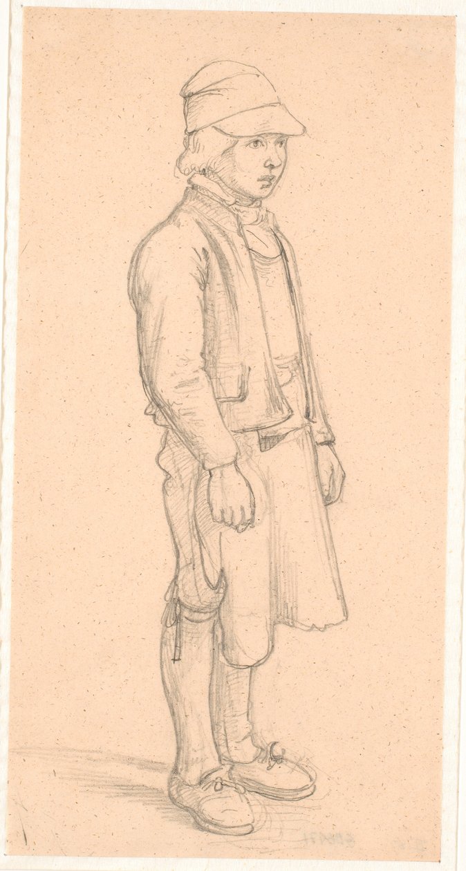 Niño sueco con gorra de Wilhelm Marstrand