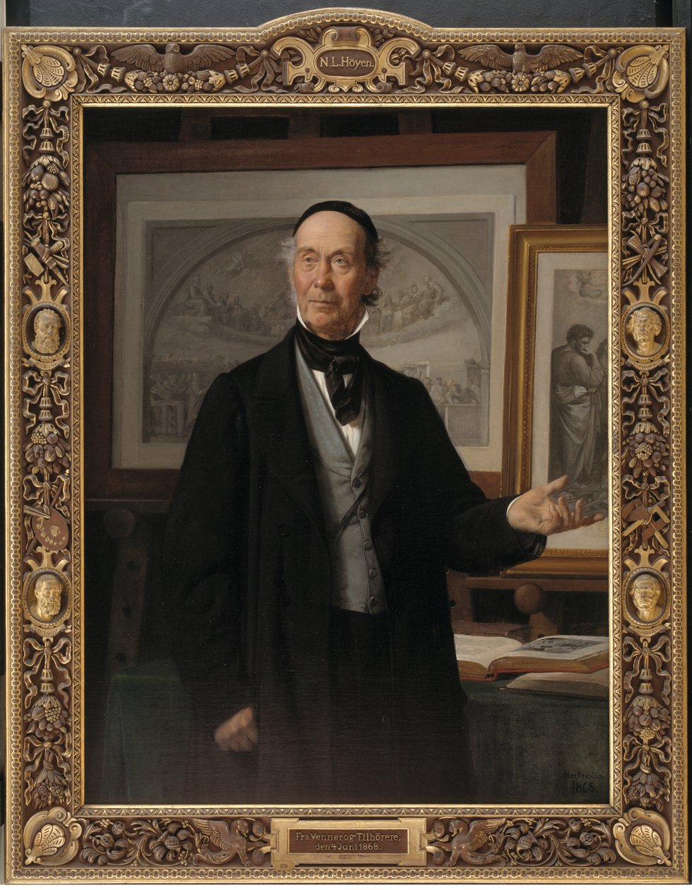 El historiador del arte N.L. Høyen de Wilhelm Marstrand